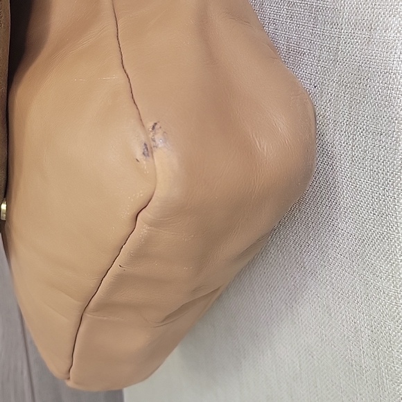 Vintage Frye Tan Leather Flap Front Shoulder Bag - Picture 8 of 13